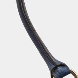 مملوكة مسبقًا MICHAEL Michael Kors Navy Blue Leather Large Hamilton North South Tote