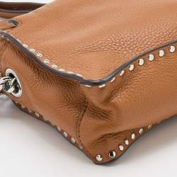 Pre Owned Michael Michael Kors Brown Leather Astor Crossbody Bag