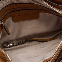 Pre Owned Michael Michael Kors Brown Leather Astor Crossbody Bag
