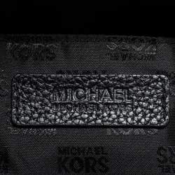 Pre Owned MICHAEL Michael Kors Black Leather Jet Set Chain Tote 