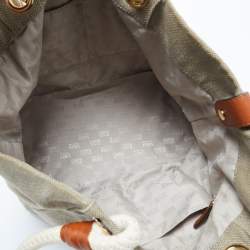مملوكة مسبقًا MICHAEL Michael Kors Beige/Brown Canvas and Leather Tote