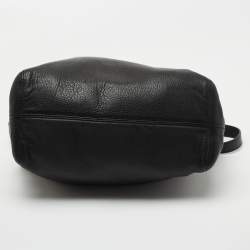 مملوكة مسبقًا MICHAEL Michael Kors Black Grained Leather Chain Tote