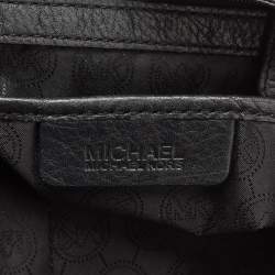 مملوكة مسبقًا MICHAEL Michael Kors Black Grained Leather Chain Tote