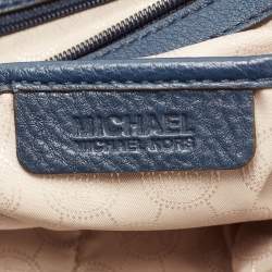Pre Owned MICHAEL Michael Kors Blue Leather Fulton Shoulder Bag