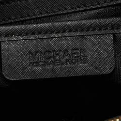 Pre Owned MICHAEL Michael Kors Black Saffiano Leather Medium Kellen Tote