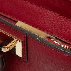 Pre Owned MICHAEL Michael Kors Burgundy LeatherKellen Satchel
