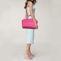 MICHAEL Michael Kors Fuchsia Leather Large Selma Tote