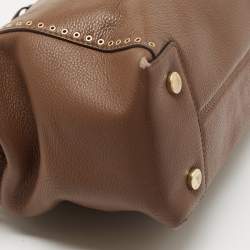 MICHAEL Michael Kors Brown Leather Riley Satchel