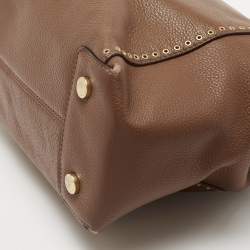 MICHAEL Michael Kors Brown Leather Riley Satchel