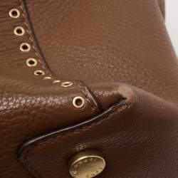 MICHAEL Michael Kors Brown Leather Riley Satchel