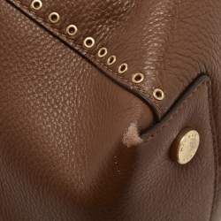 MICHAEL Michael Kors Brown Leather Riley Satchel