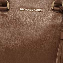 MICHAEL Michael Kors Brown Leather Riley Satchel