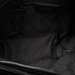 مملوكة مسبقًا MICHAEL Michael Kors Black Leather Medium Jet Set Travel Tote