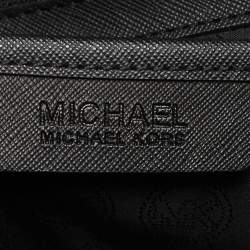 مملوكة مسبقًا MICHAEL Michael Kors Black Leather Medium Jet Set Travel Tote