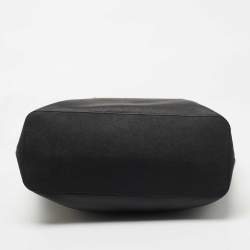 مملوكة مسبقًا MICHAEL Michael Kors Black Leather Medium Jet Set Travel Tote