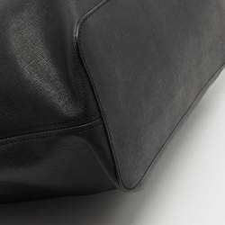 مملوكة مسبقًا MICHAEL Michael Kors Black Leather Medium Jet Set Travel Tote