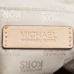 مملوكة مسبقًا MICHAEL Michael Kors Brown Signature Coated Canvas Shoulder Bag