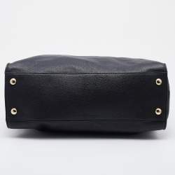 Pre Owned MICHAEL Michael Kors Black Leather Hamilton Tote