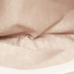 Pre Owned MICHAEL Michael Kors Off White Leather Reese Satchel