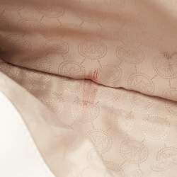 Pre Owned MICHAEL Michael Kors Off White Leather Reese Satchel