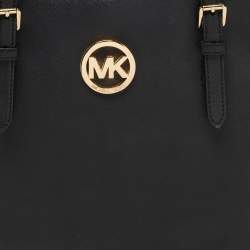 Pre Owned MICHAEL Michael Kors Black Saffiano Leather Tote