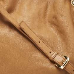 مملوكة مسبقًا MICHAEL Michael Kors Tan Leather Shoulder Bag