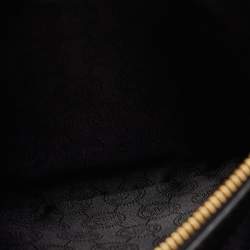 Pre Owned MICHAEL Michael Kors Black Leather Double Zip Tote