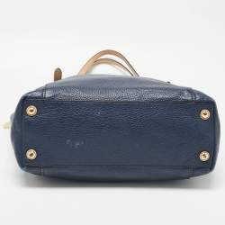 Pre Owned حقيبة يد توتس مايكل مايكل كورس جيت سيت جلد أصفر بسحاب علوي متوسطة