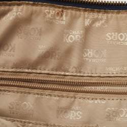 Pre Owned حقيبة يد توتس مايكل مايكل كورس جيت سيت جلد أصفر بسحاب علوي متوسطة