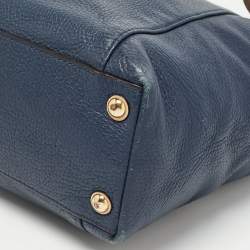 Pre Owned حقيبة يد توتس مايكل مايكل كورس جيت سيت جلد أصفر بسحاب علوي متوسطة