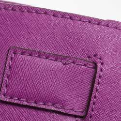 Pre Owned حقيبة يد مايكل مايكل كورس Hamiltion North South كبيرة جلد بنية