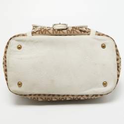 MICHAEL Michael Kors Beige/Off White Signature Canvas Front Pocket Tote