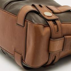 مملوكة مسبقًا MICHAEL Michael Kors Dark Brown Leather Satchel