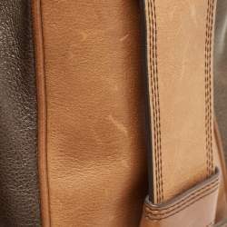 مملوكة مسبقًا MICHAEL Michael Kors Dark Brown Leather Satchel