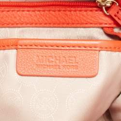 Pre Owned MICHAEL Michael Kors Red Leather Chain Tote