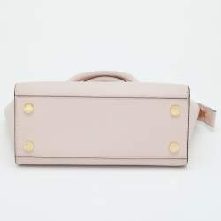 Pre Owned MICHAEL Michael Kors Blossom Pink Leather Medium Selma Satchel