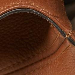 Pre Owned MICHAEL Michael Kors Brown Leather Camden Drawstring Hobo