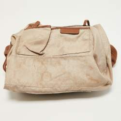 Pre Owned MICHAEL Michael Kors Brown Leather Camden Drawstring Hobo