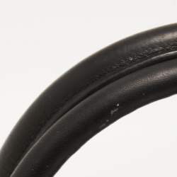 Pre Owned MICHAEL Michael Kors Black Leather East West Hamilton Tote