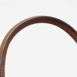 Pre Owned MICHAEL Michael Kors Brown Leather Medium Selma Satchel