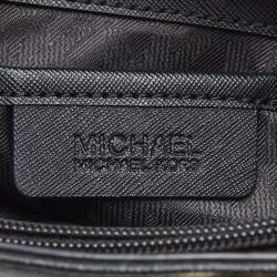 Pre Owned  MICHAEL Michael Kors Black Saffiano Leather Reise Handtassche Tote