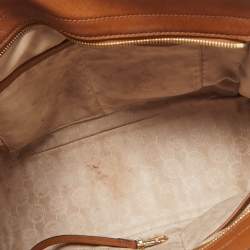 Pre Owned MICHAEL Michael Kors Brown Leather Large Selma Satchel