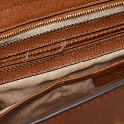 Pre Owned MICHAEL Michael Kors Brown Leather Large Selma Satchel