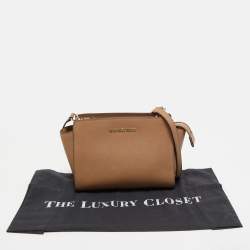 مملوكة مسبقًا MICHAEL Michael Kors Beige Leather Small Selma Crossbody Bag