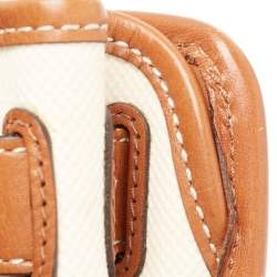 مملوكة مسبقًا MICHAEL Michael Kors Tricolor Canvas and Leather East West Hamilton Tote