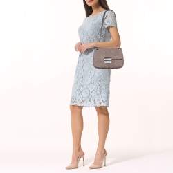 Pre Owned حقيبة كتف مايكل مايكل كورس صالون جلد مبطن أحمر