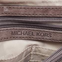 Pre Owned حقيبة كتف مايكل مايكل كورس صالون جلد مبطن أحمر