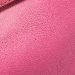 Pre Owned MICHAEL Michael Kors  Pink Leather Drawstring Tote