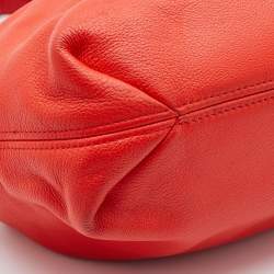 Pre Owned MICHAEL Michael Kors Orange Leather Camden Drawstring Shoulder Bag