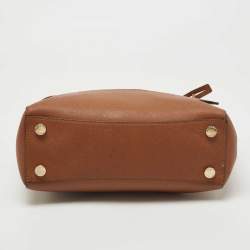 مملوكة مسبقًا Michael Kors Brown Saffiano Leather Hamilton Traveler Tote